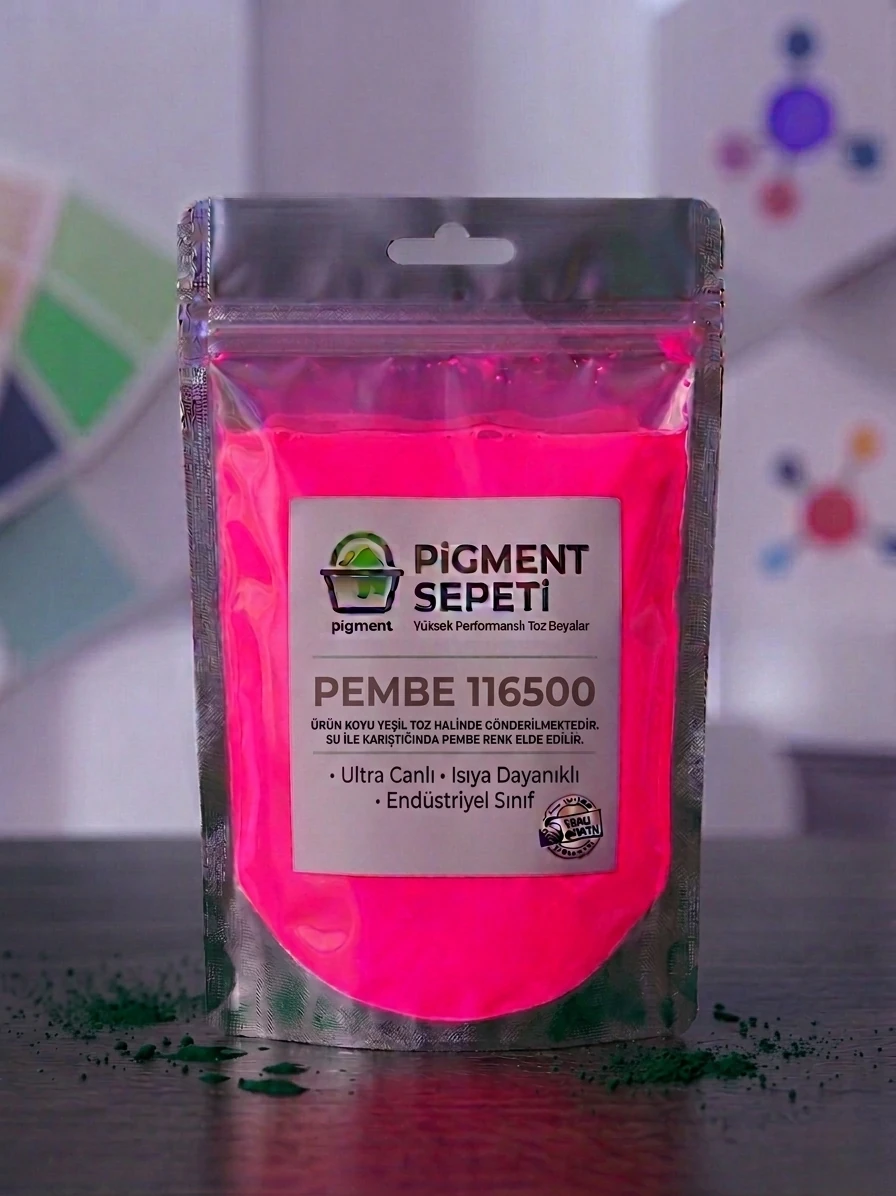 Su Bazlı Toz Pigment Pembe-116500 (500gr)