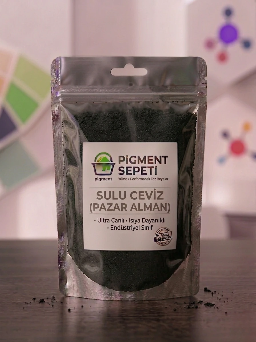 Su Bazlı Ceviz (Pazar Alman) Kahverengi  Toz Pigment Boya (500gr)